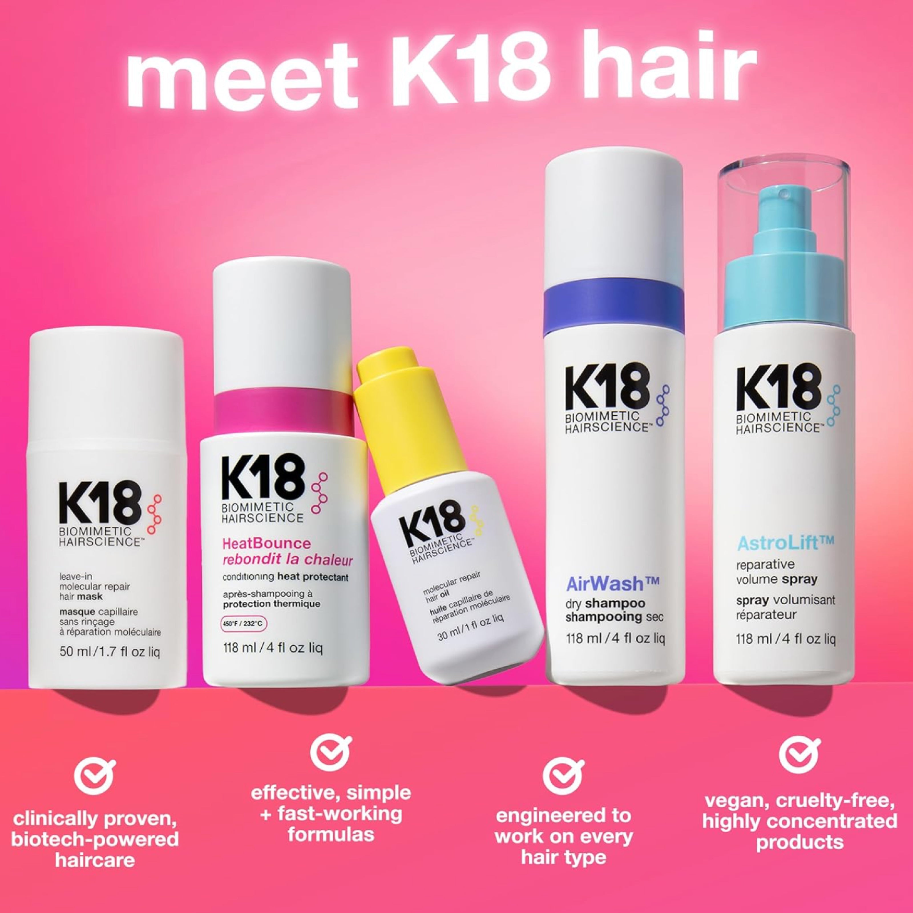 K18 Leave-In Molecular Repair Hair Mask – 50ml
