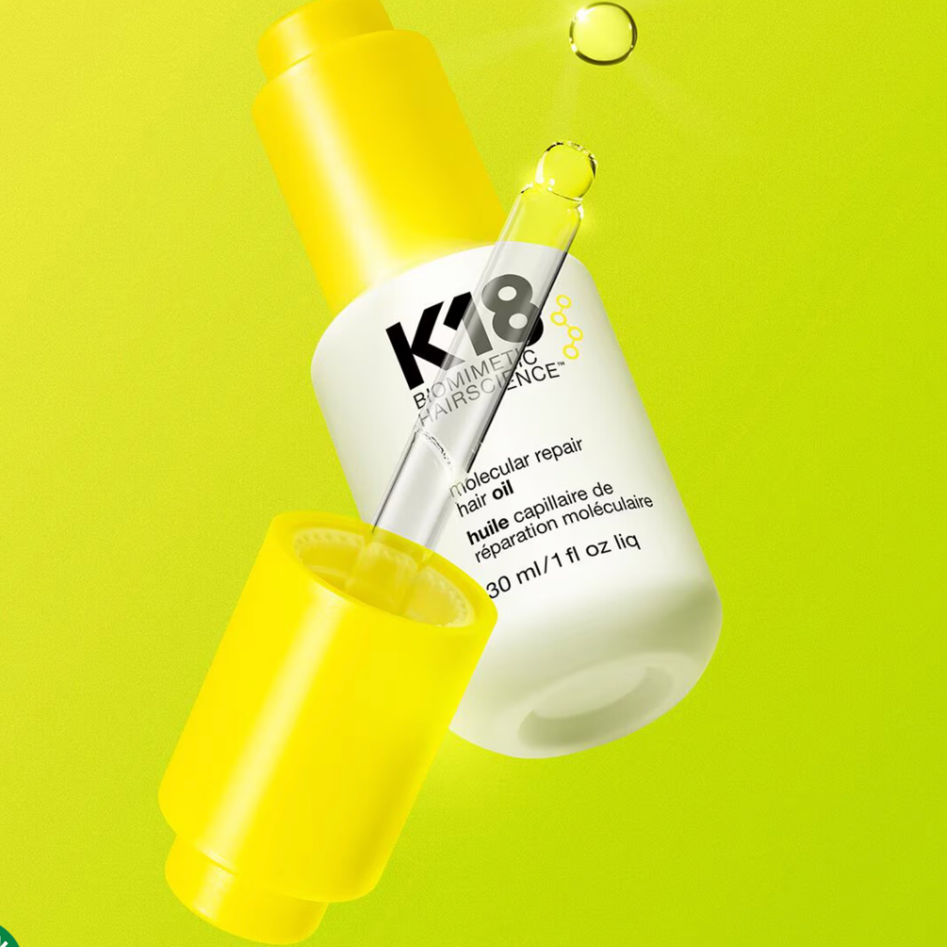 K18 Molecular Repair Hair Oil – Nourishing & Smoothing Treatment 30ml