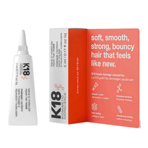 K18 قناع إصلاح الشعر بتركيبة جزيئية بدون شطف 5ml