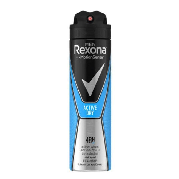Rexona deodorant spray 150ml men active dry 48h