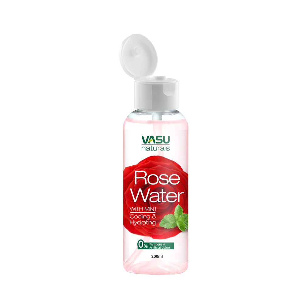 Vasu Rose Water 200ml with Mint