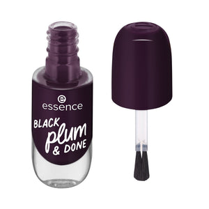 Essence nail polish 84 purple plum&done