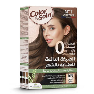 Color & soin hair color kit 135ml without ammonia 6n dark blond v2