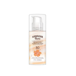 Hawaiian Tropic Sun Lotion 50ml Weightless Hydration Face SPF 30