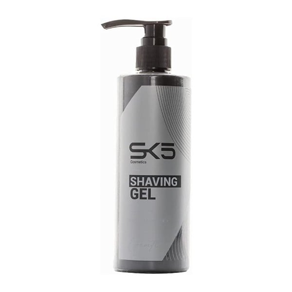 Sk5 shaving gel 500ml soothing silver