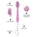 Orashine Toothbrush and toothpaste with dental floss 10pc 5 in 1  Pink