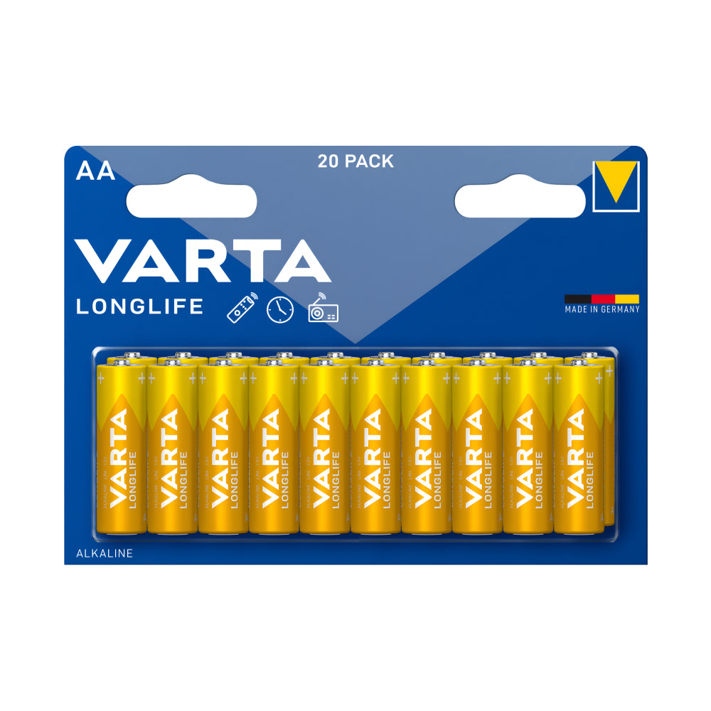 Varta battery 20pc long life aa