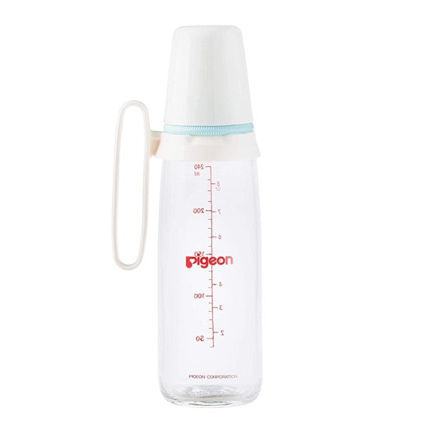 Pigeon Feed Bottle 240ml Glass With A Handle