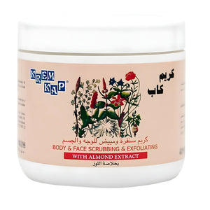 Krem Kap Krem Kap Scrub Cream 500g Face And Body Whitening With Almond Extract v2