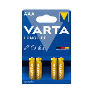 Varta Battery 4pc Long Life AAA