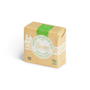Douceur Bio Amande Douel 100g
لاكورفت صابون اللوز الحلو العضوي