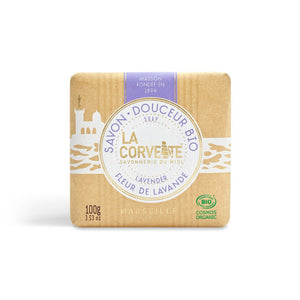 Douceur Bio Fleur De Lavande 100g
لاكورفت صابون لافندر عضوي
