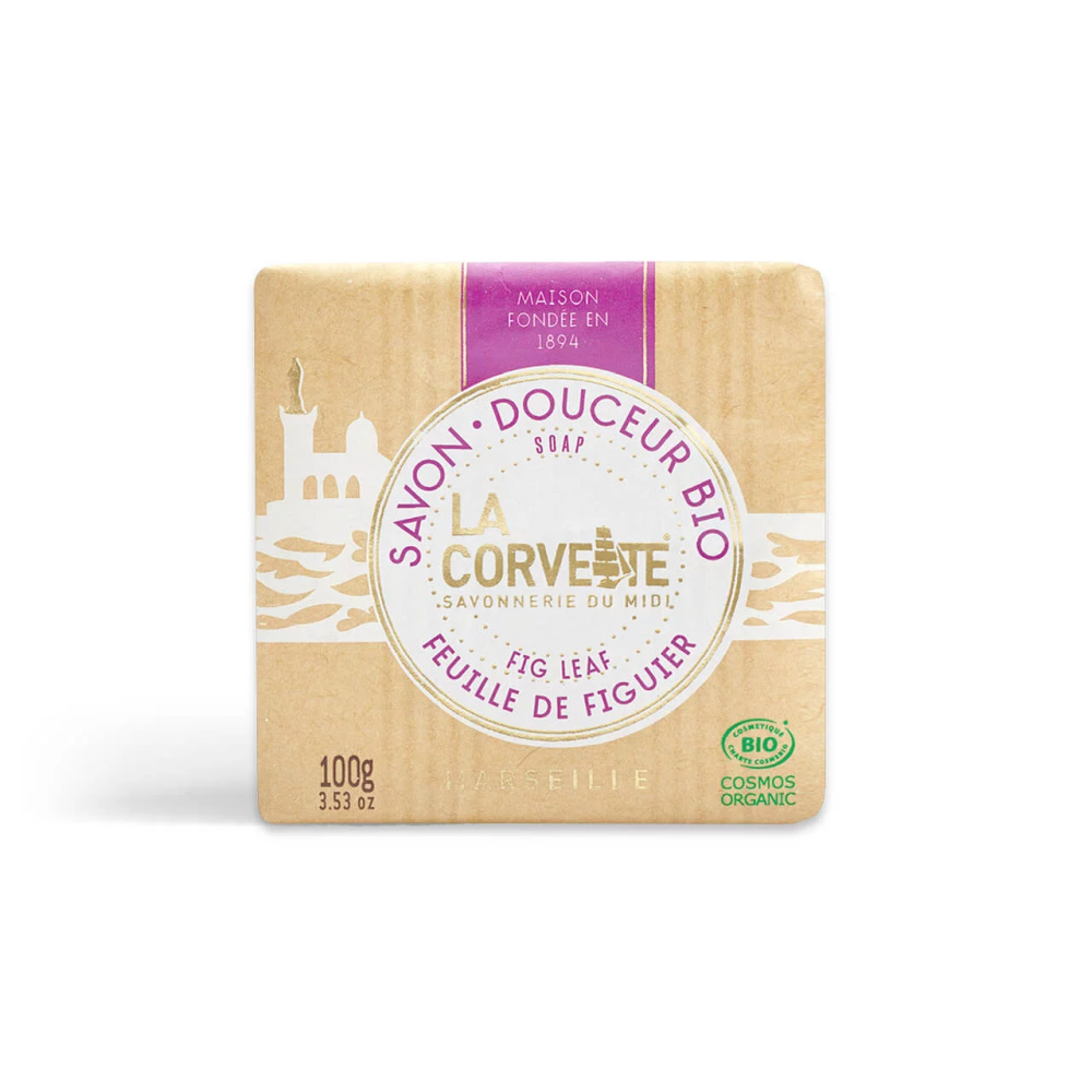 Douceur Bio Feuille Figuier 100g
لا كورفت صابون ورق التين العضوي