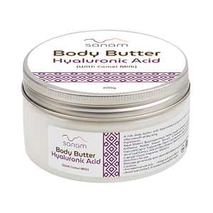 Sanam Body Butter 200ml With Hyaluronic Acid And Camel Milk