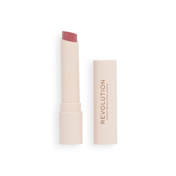 Revolution lip balm color pout balm bare pink