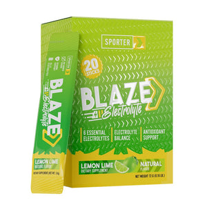 Sporter - Electrolyte powder - Lemon Lime - 20 Sticks