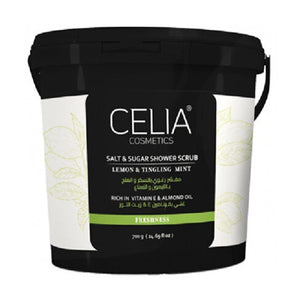 Celia Scrub 700g Foamy With Sugar Salt Lemon And Mint