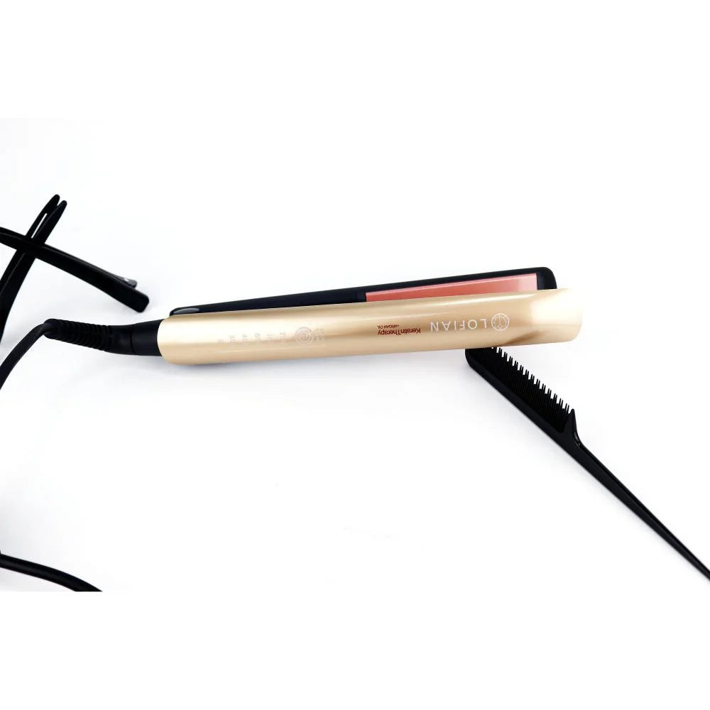 Lofian Keratin Therapy Smart Hair Straightener with Argan Oil