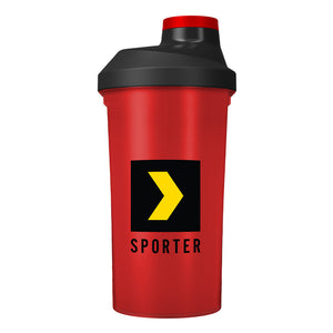Sporter - Sporter Logo Shaker - Red - 600 ml.
