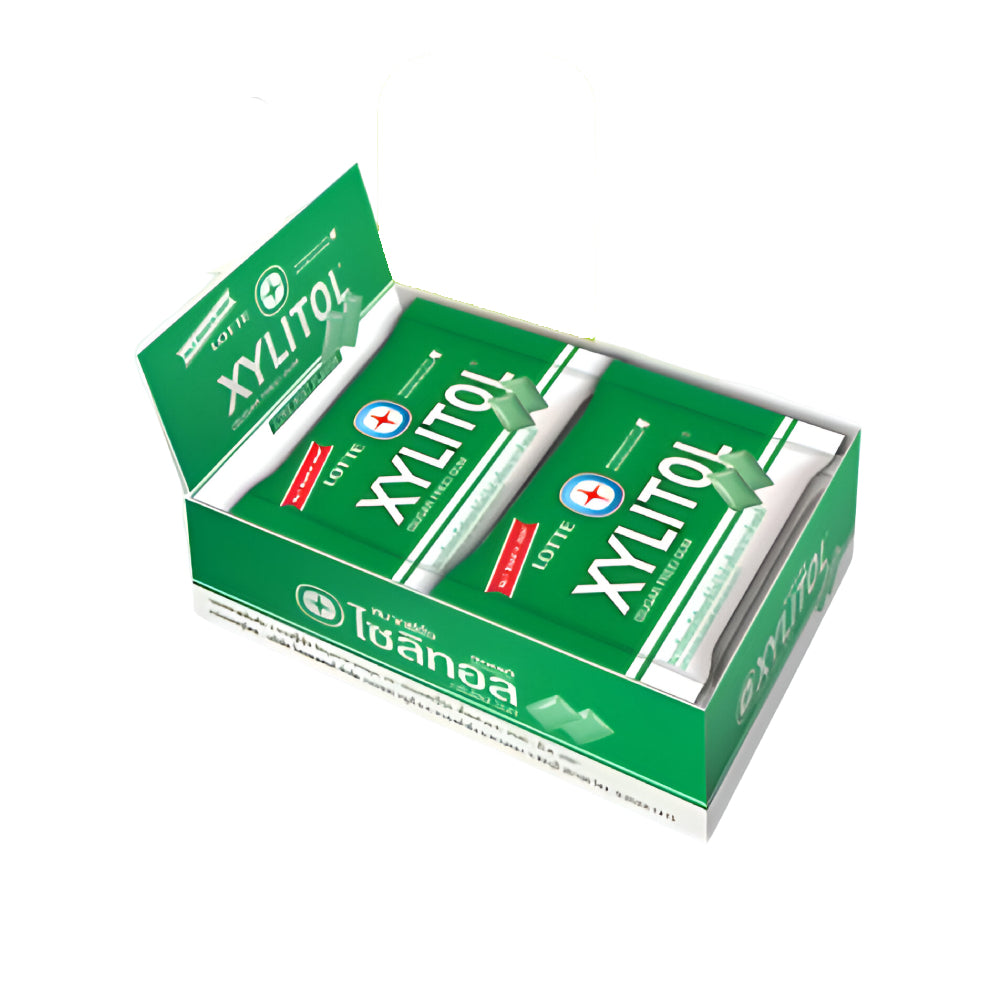 Lotte-Xylitol-Chew-Gum-10pc-x-11gm-Sugar-Free-With-Lemon-And-Mint-