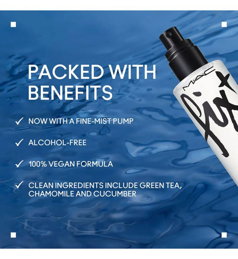 MAC Makeup Fixer Spray Fix Plus 100ml Multi Tasking Alcohol Free