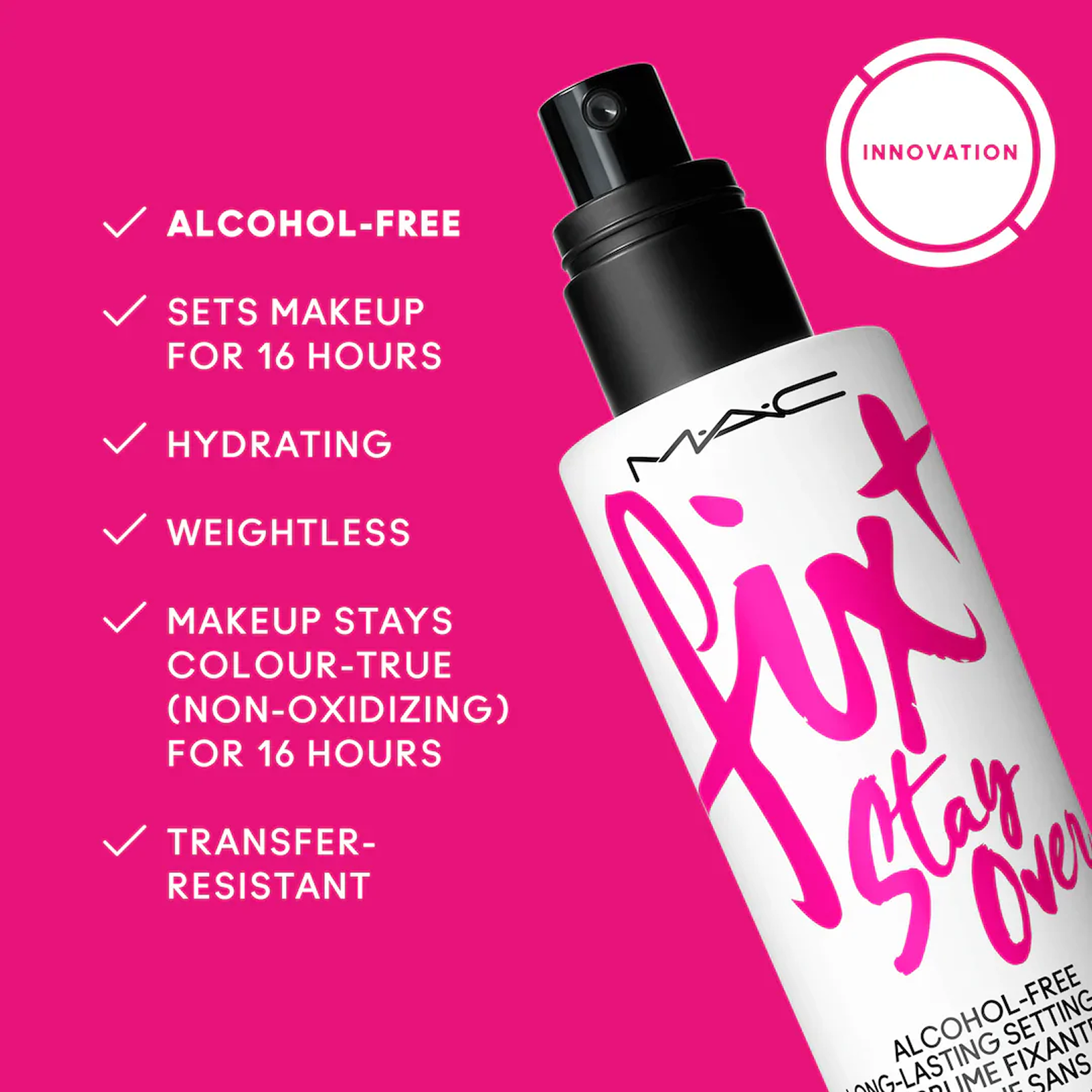 MAC Fix+ Stay Over Makeup Setting Spray – Long-Wear Fixer 100ml