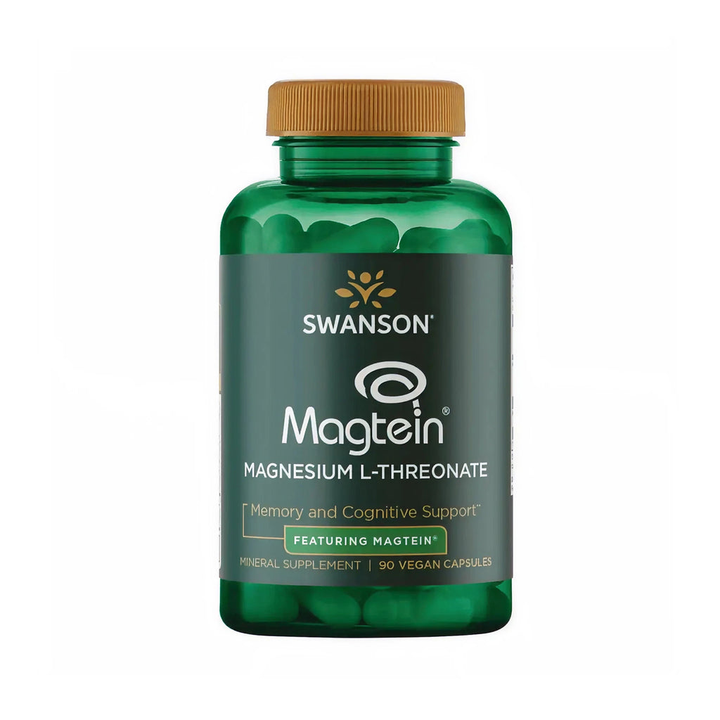 Swanson Magnesium L-Threonate featuring Magtein - 90 Vegan Caps