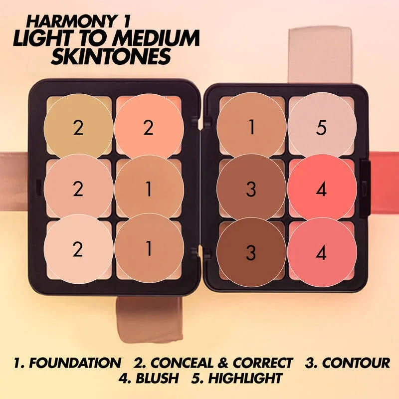 Make Up For Ever HD Skin Harmonie Palette – Professional Face Makeup