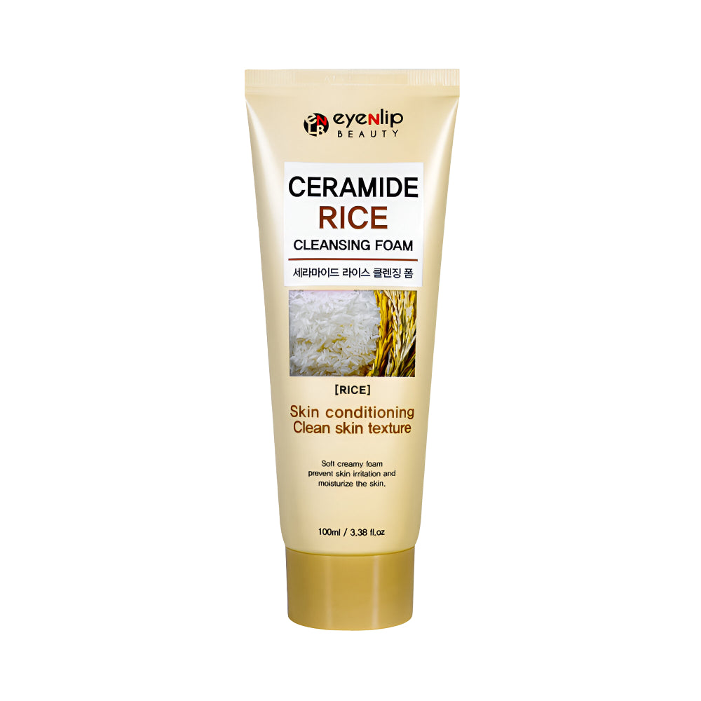 Eyenlip foaming face cleanser 100ml ceramide rice