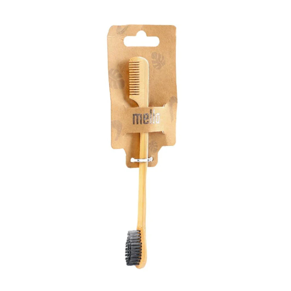 Mella Hair Comb PB084 Wooden for BB Hair and Eyebrows