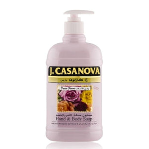 J.casanova liquid soap 500ml dream flowers for hands and bath