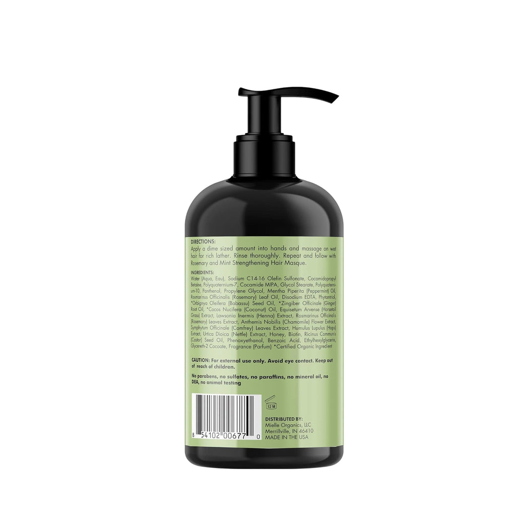 Mielle Rosemary Mint Strengthening Hair Shampoo - 355ml Bottle