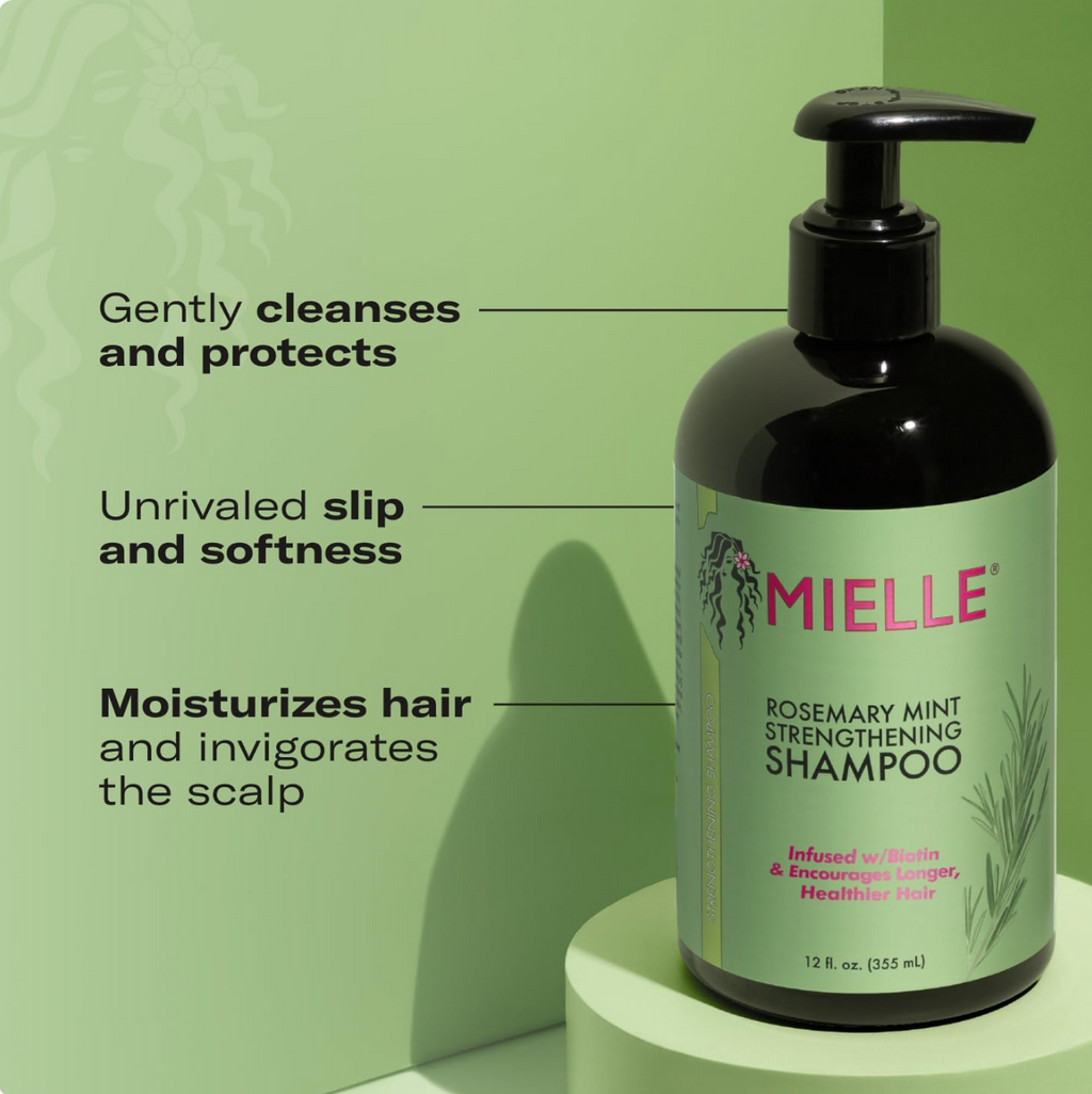 Mielle Rosemary Mint Strengthening Hair Shampoo - 355ml Bottle
