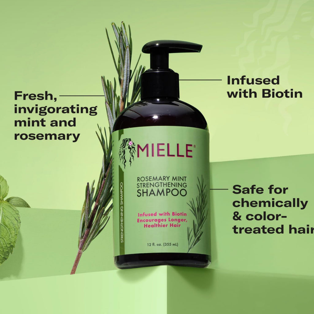 Mielle Rosemary Mint Strengthening Hair Shampoo - 355ml Bottle
