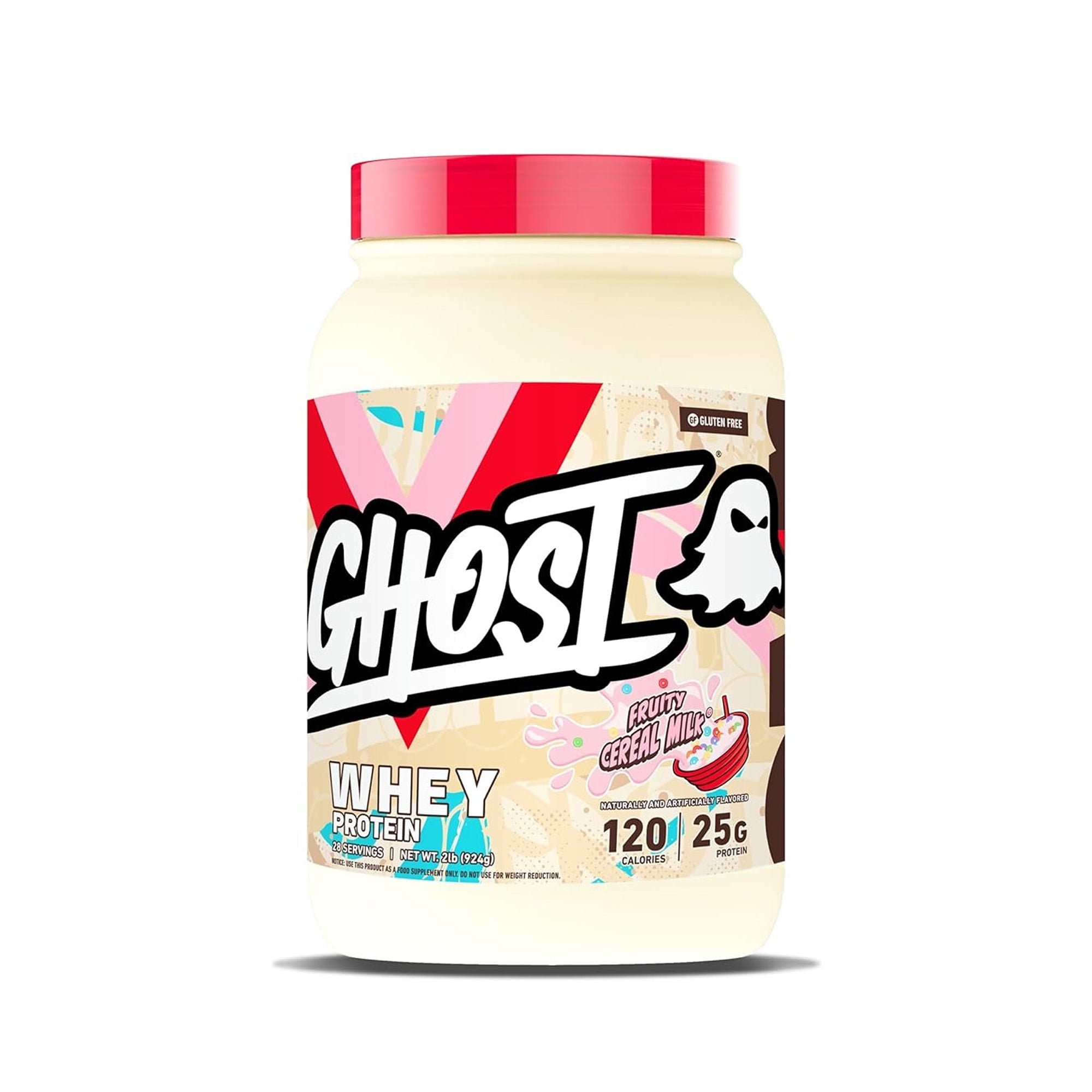 Ghost Whey Protein, Fruity Cereal Milk Flavor, 25g Protein
