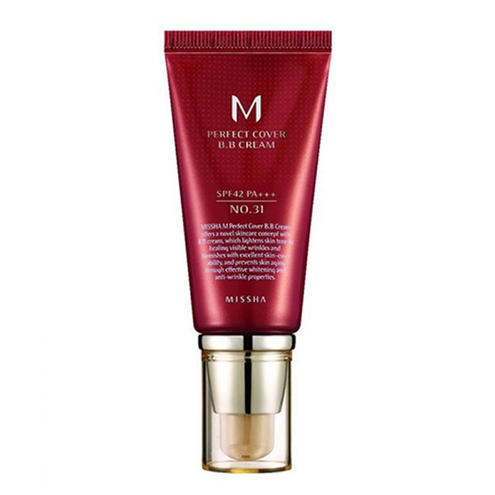 Missha Missha Foundation For Perfect Coverage With Sun Protection Golden Beige 31