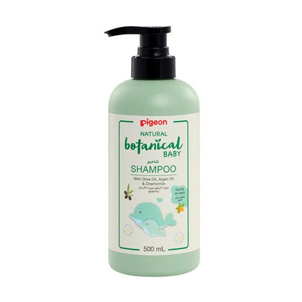 Pigeon baby hair shampoo 500ml with olive oil argan oil and chamomile