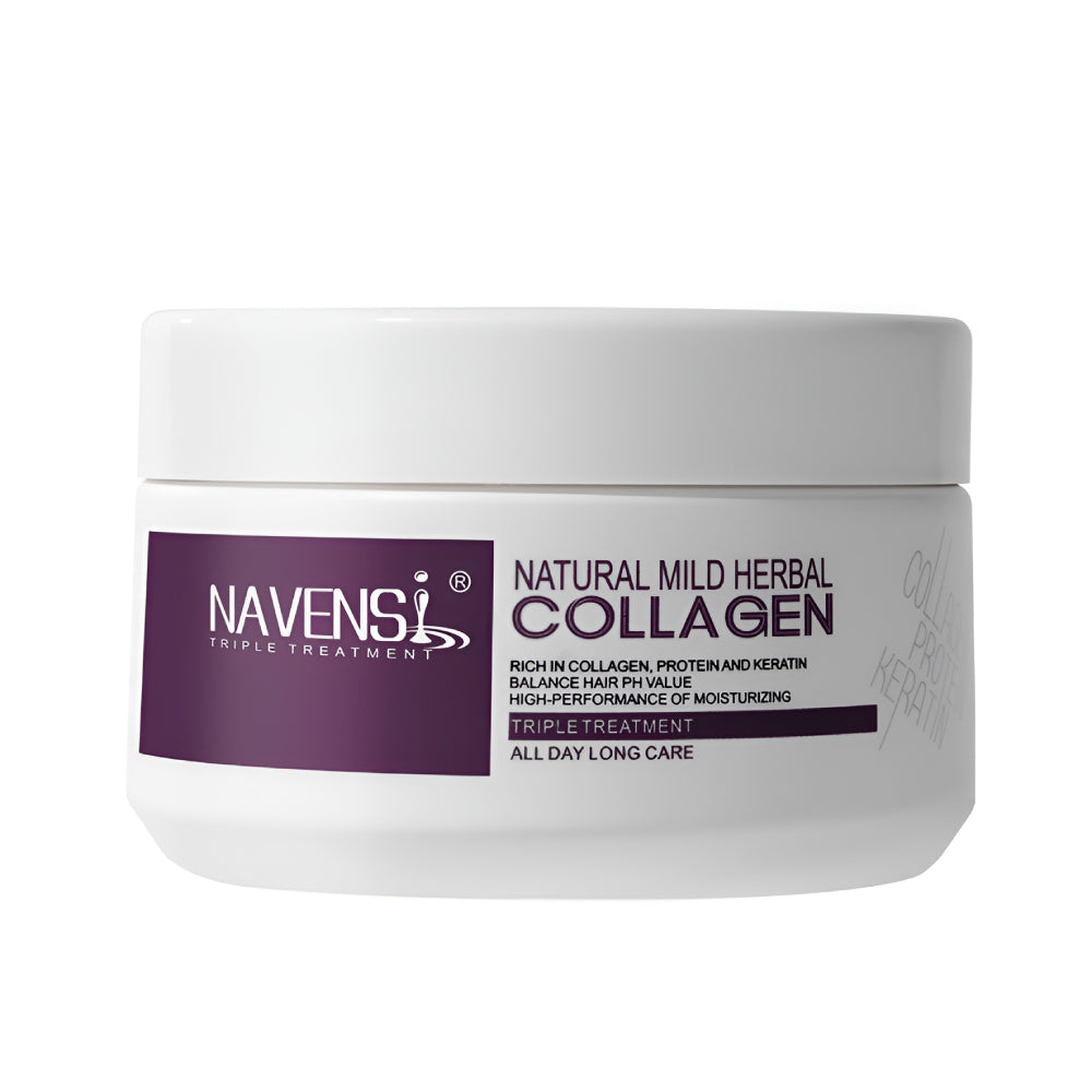 Navensi  Mask 500ml Natural Mild Herbal Collagen For Repairing And Nourishing Hair