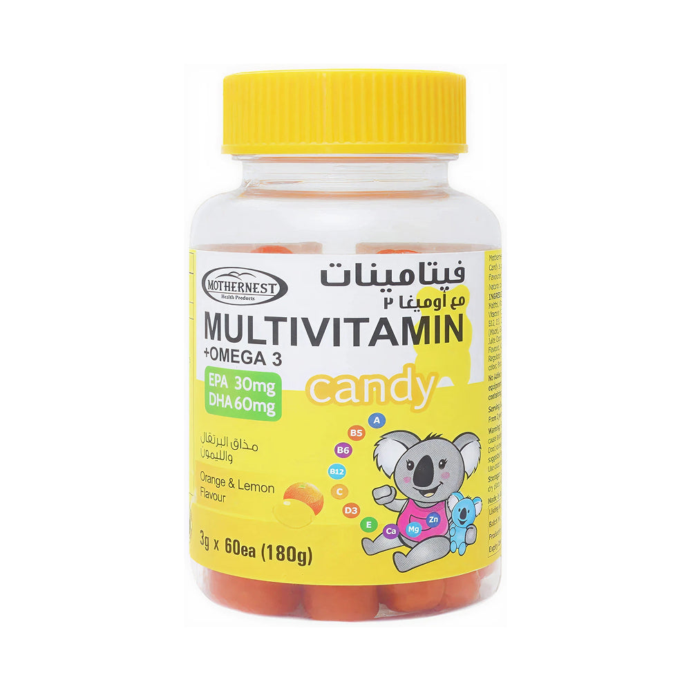 Mothernest Multivitamin + Omega-3 Candy 60 Pieces 180g