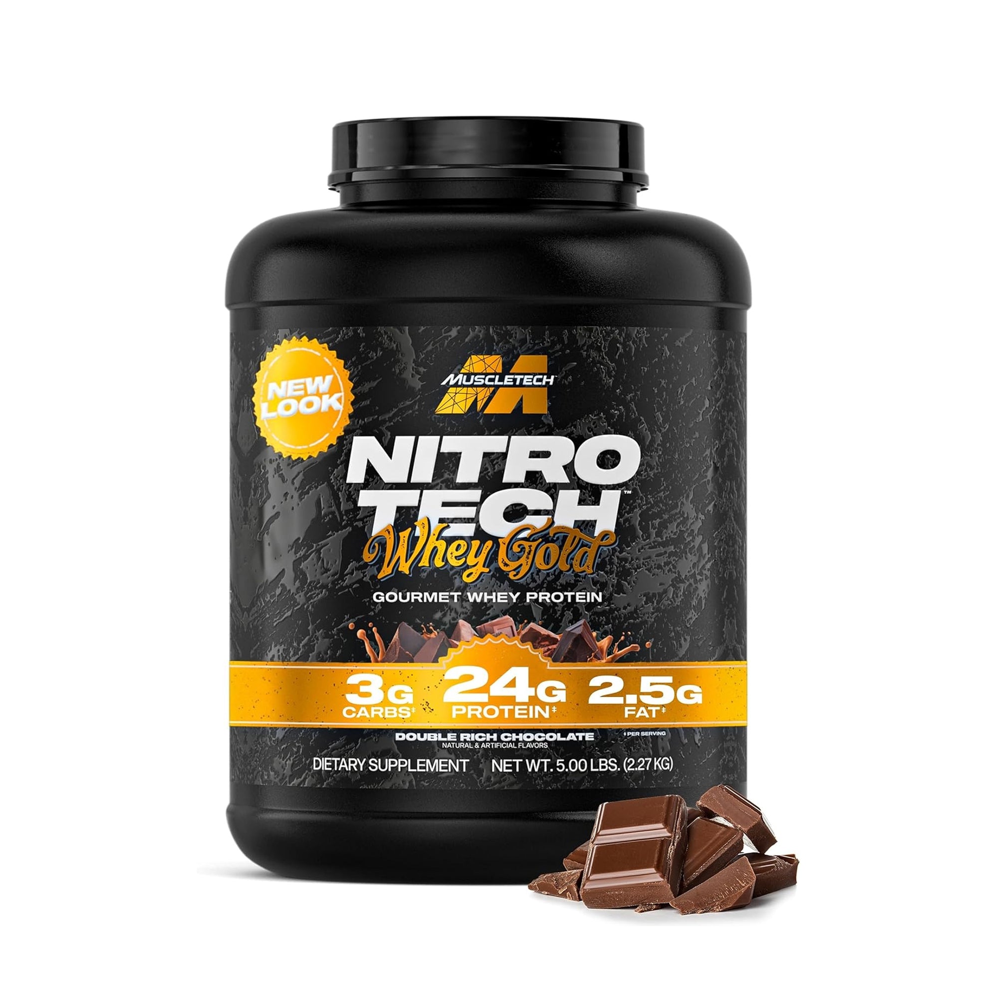 MuscleTech Nitro-Tech 100% Whey Gold Protein Powder