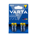 Varta Battery 4pc Long Life Power AAA