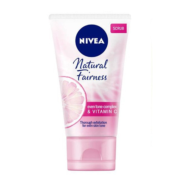 Nivea face scrub 100ml natural fairness with vitamin c