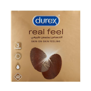 Durex condoms 3pc real feel