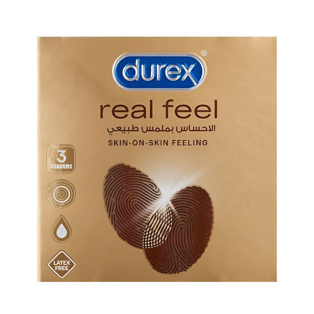 Durex condoms 3pc real feel