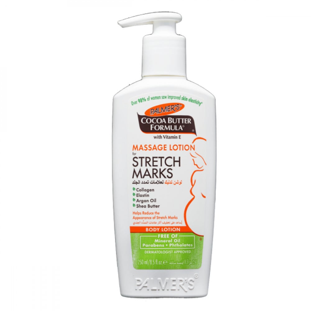 Palmer's Mums Skin Lotion Cocoa Butter Formula 250ml Massage For Stretch Marks 
