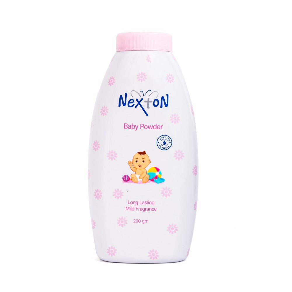 Nexton-Baby-Body-Powder-200g-Pink-