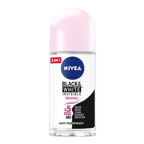 Nivea Deodorant Roll On 50 ml black&white For Women