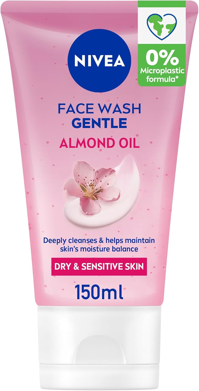 Nivea Gentle Face Wash with Almond Oil | Hydrating Facial Cleanser
