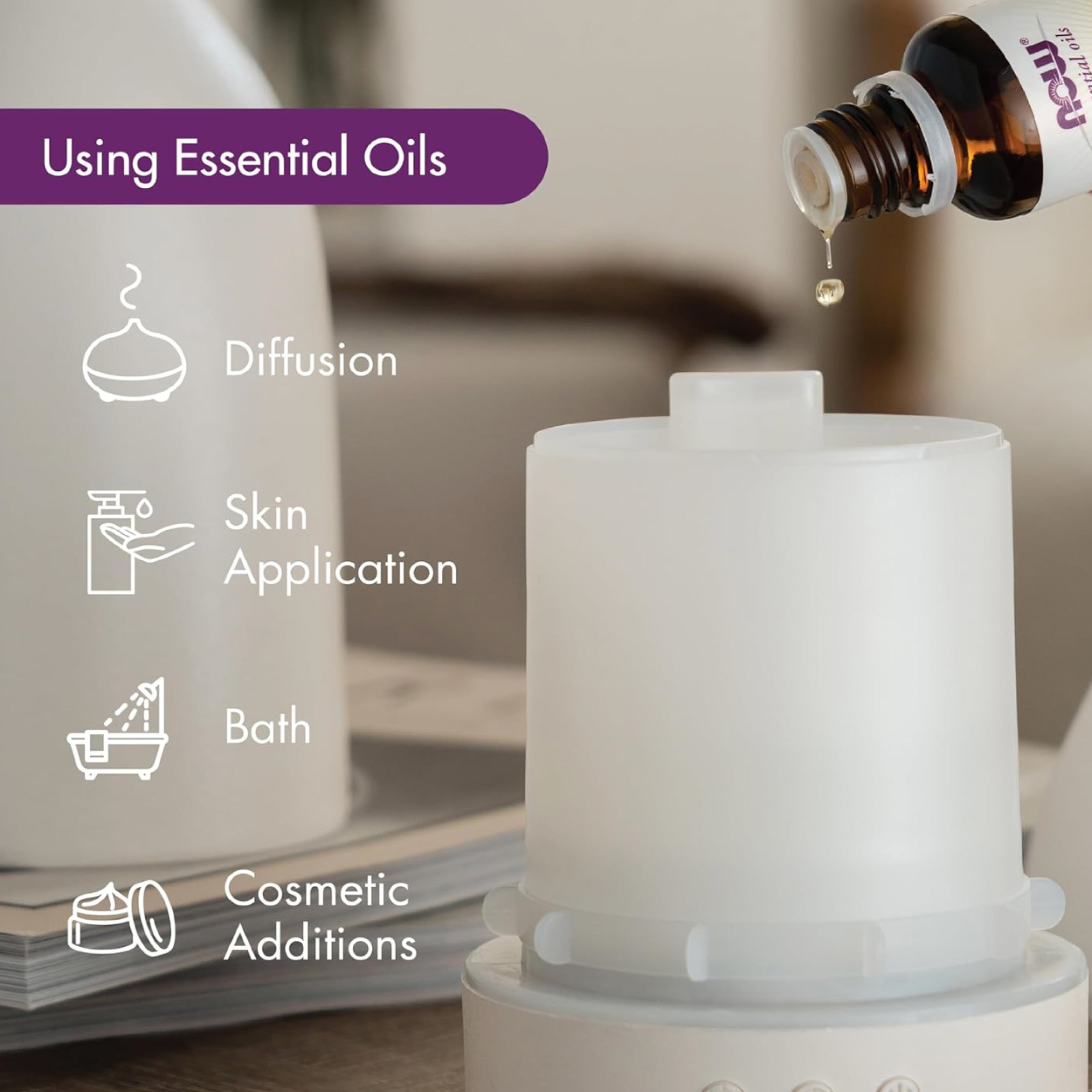NOW Lavender Essential Oil – 100% Pure and Natural Aromatherapy, 30 ml