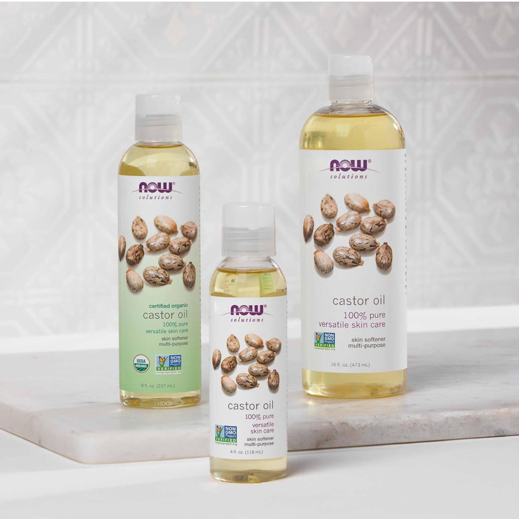 NOW Solutions Castor Oil – 100% Pure 4 oz (118ml)